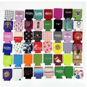 재활용 네오프렌 사용 가능한 330ml 홍보 접이식 Neoprene Beer Can Sleeve Can Custom Printing Design